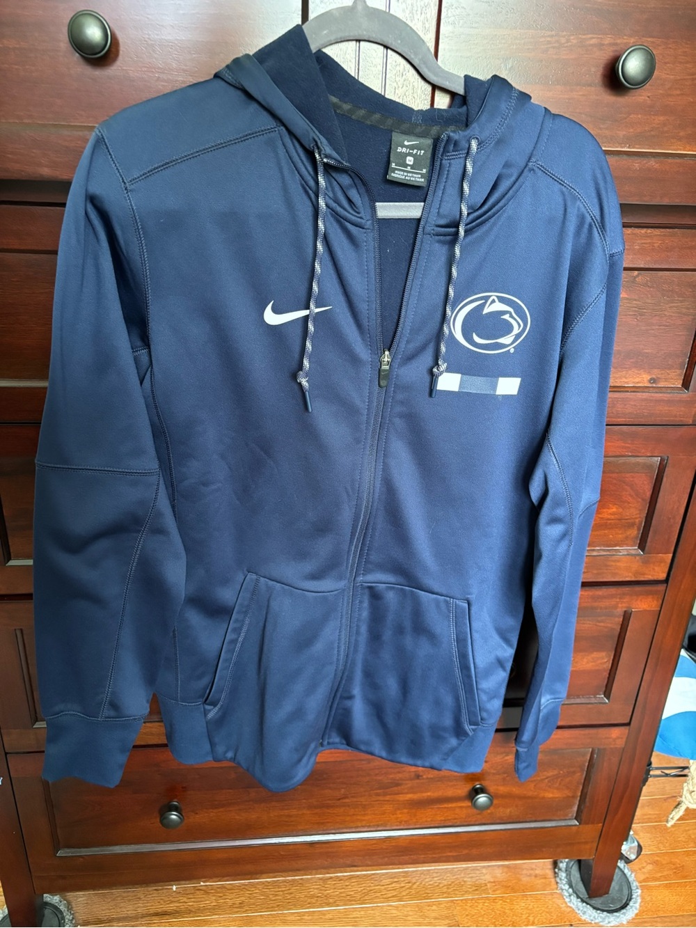 Nike Navy Blue Penn State Full-Zip Hoodie